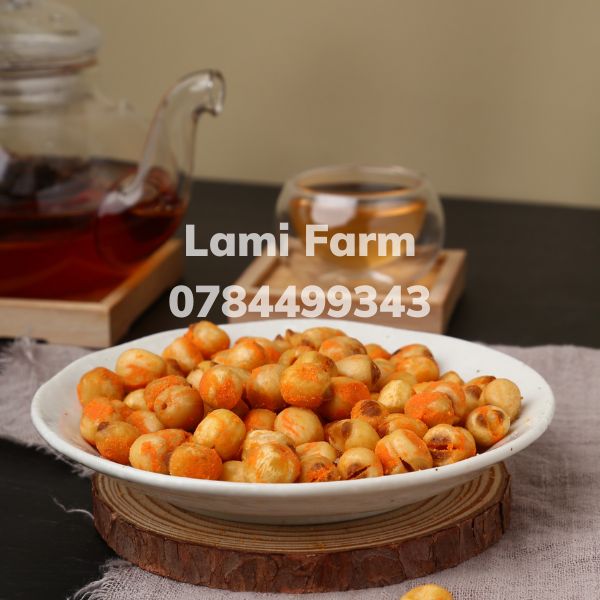 Hạt sen sấy vị phô mai cay túi 25g Lami Farm