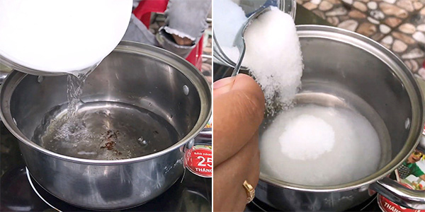 Nấu nước đường làm kẹo